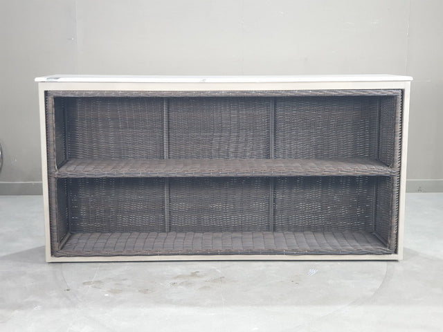 Victorian Cast Iron Terrazzo Bar Console