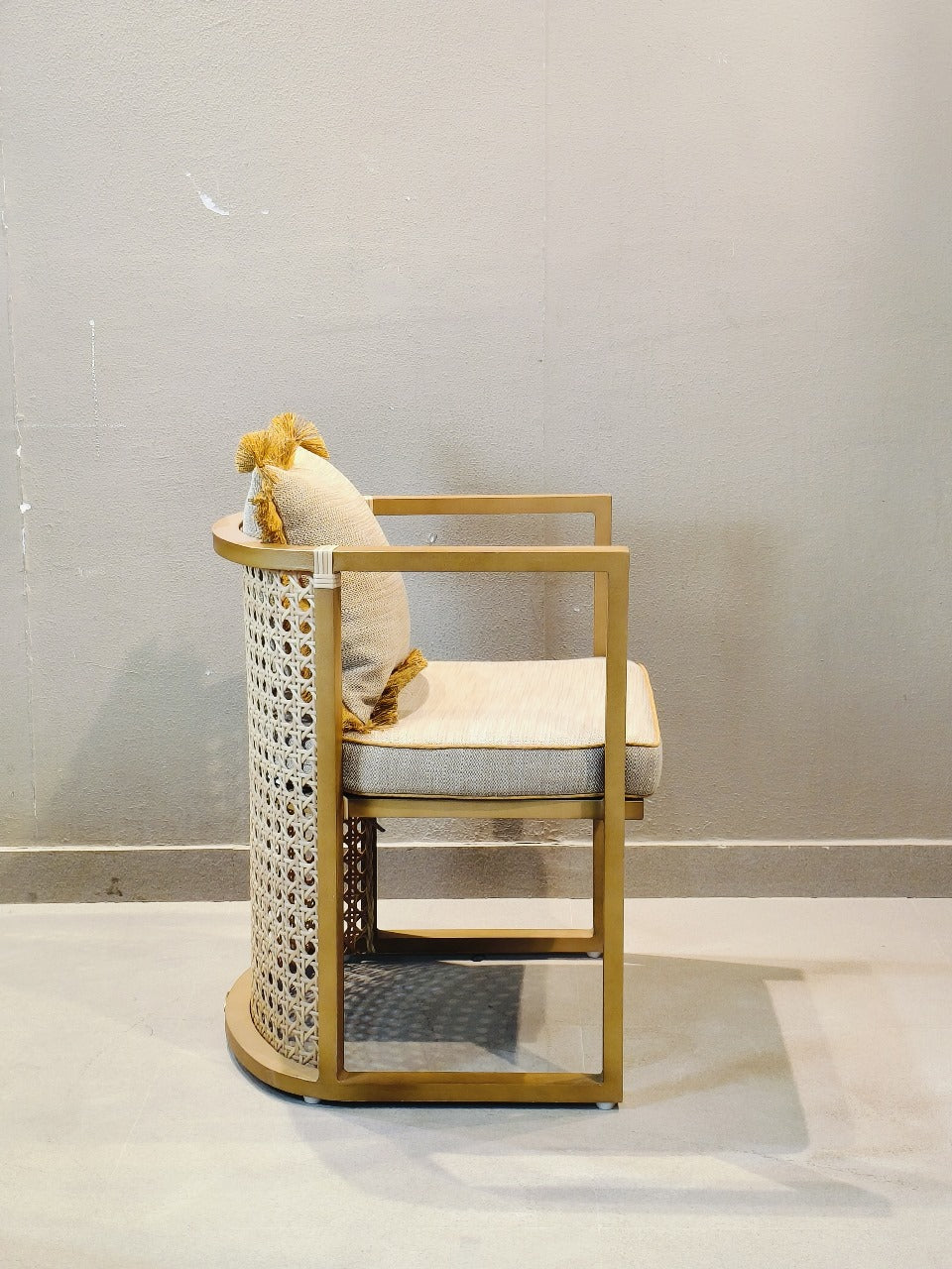 Artisanal Luxe Pedestal Chair