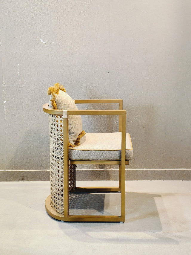 Artisanal Luxe Pedestal Table and Chair