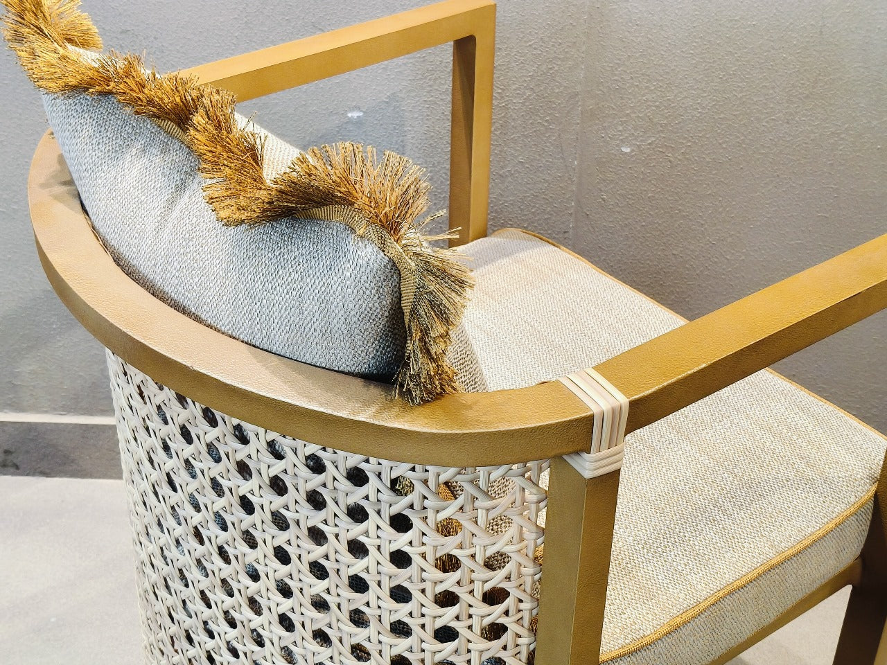 Artisanal Luxe Pedestal Chair