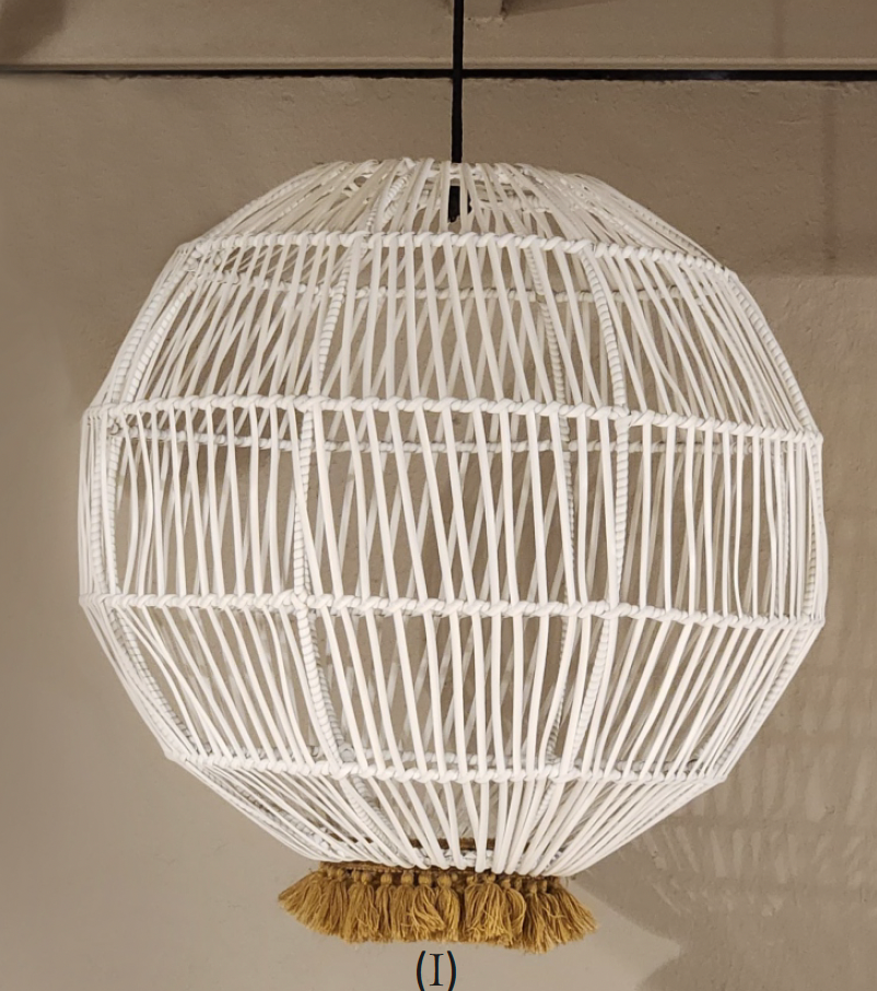 White Woven Orb