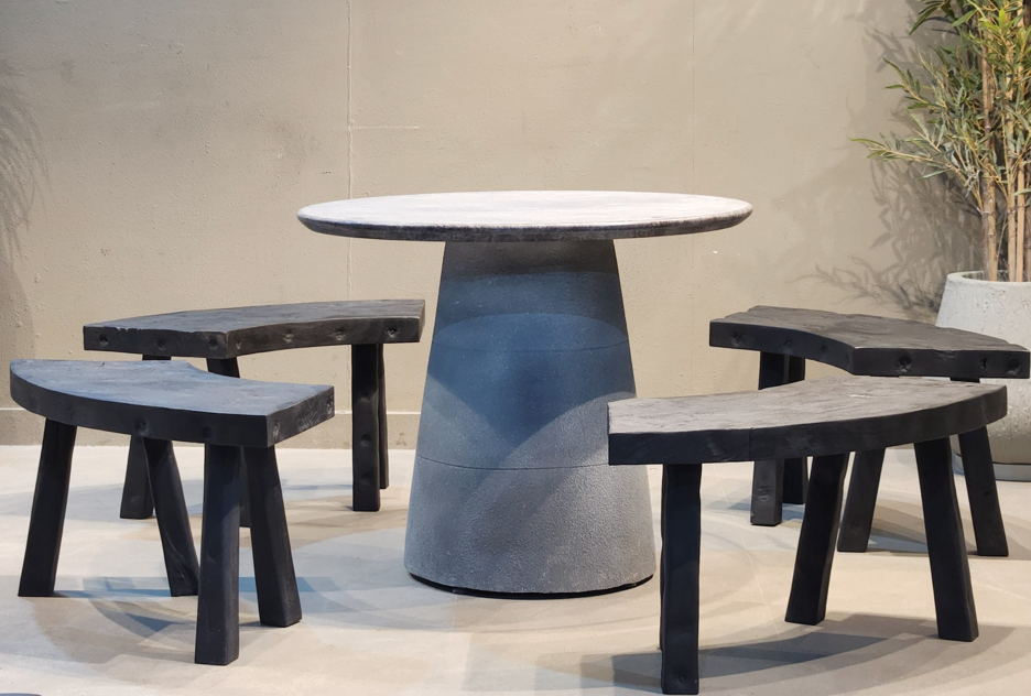 Ashen Ensemble Stool