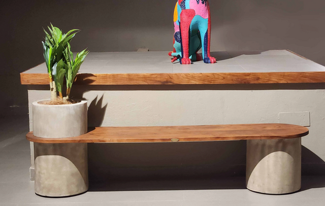 Urban Oasis Bench