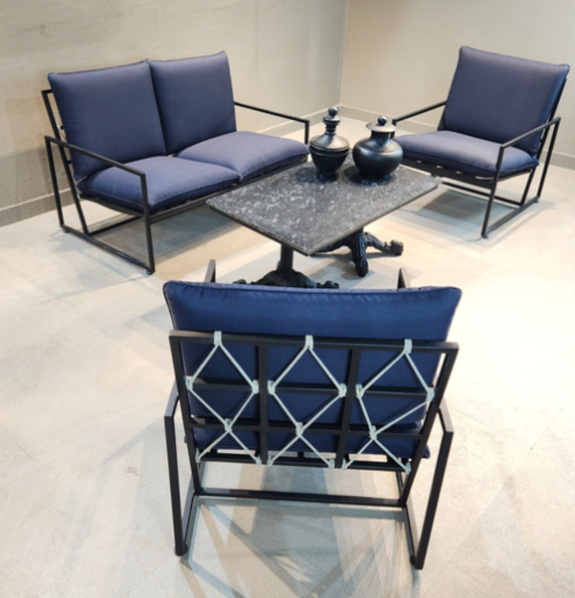 Ebon Table and Chair Set