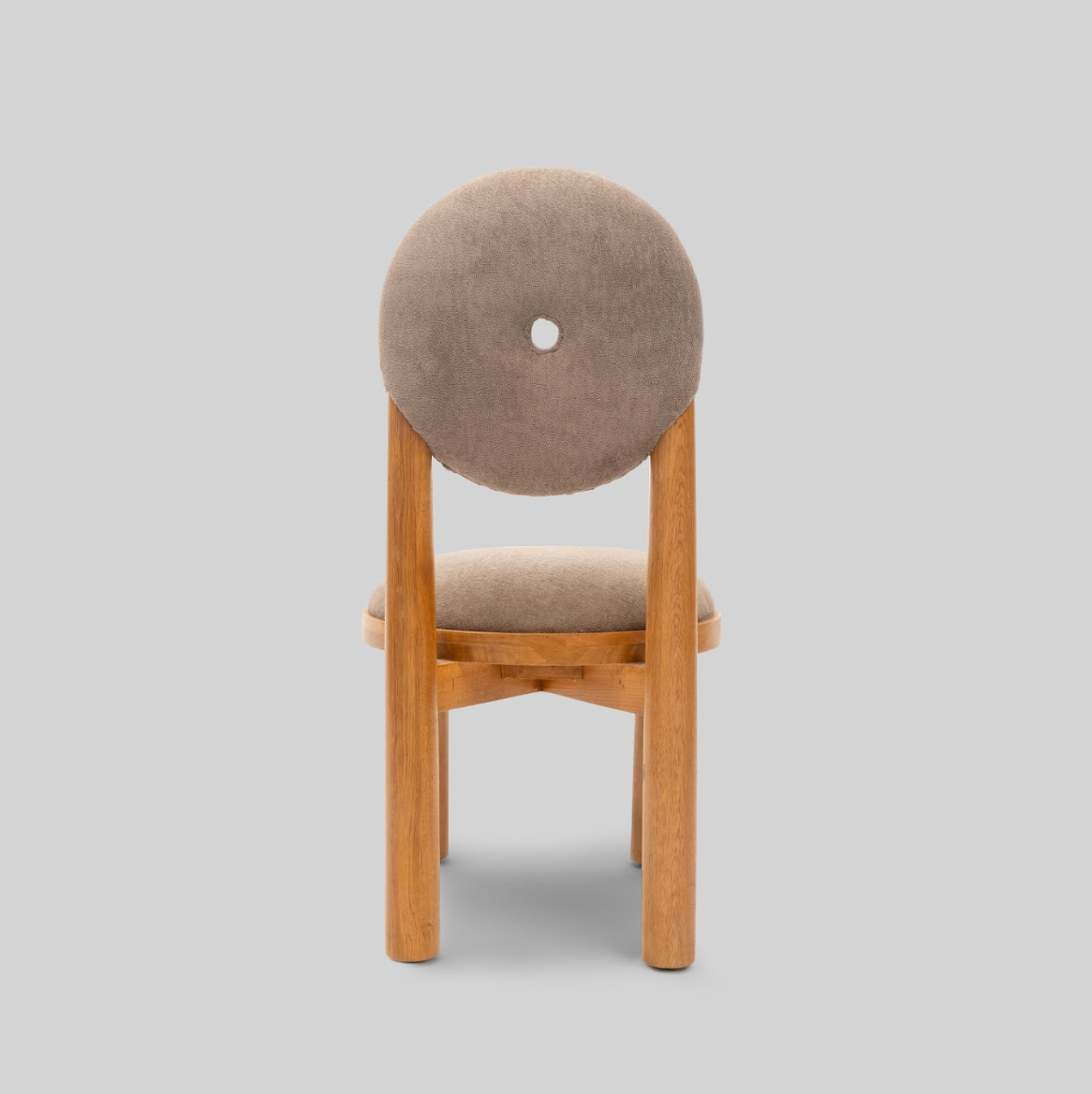 Minimalistic Autumn Halo Bouclé Chair