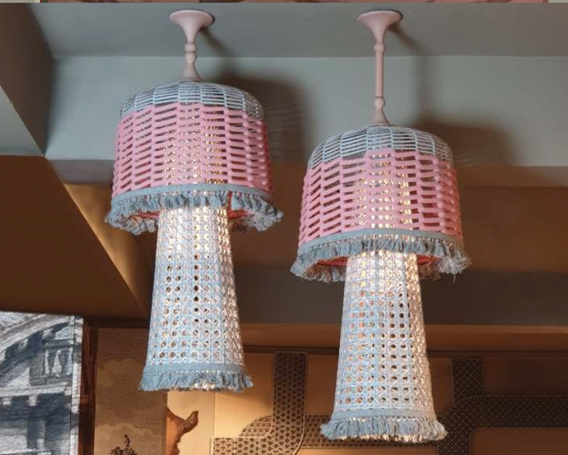 Candycap Rattan Pendant