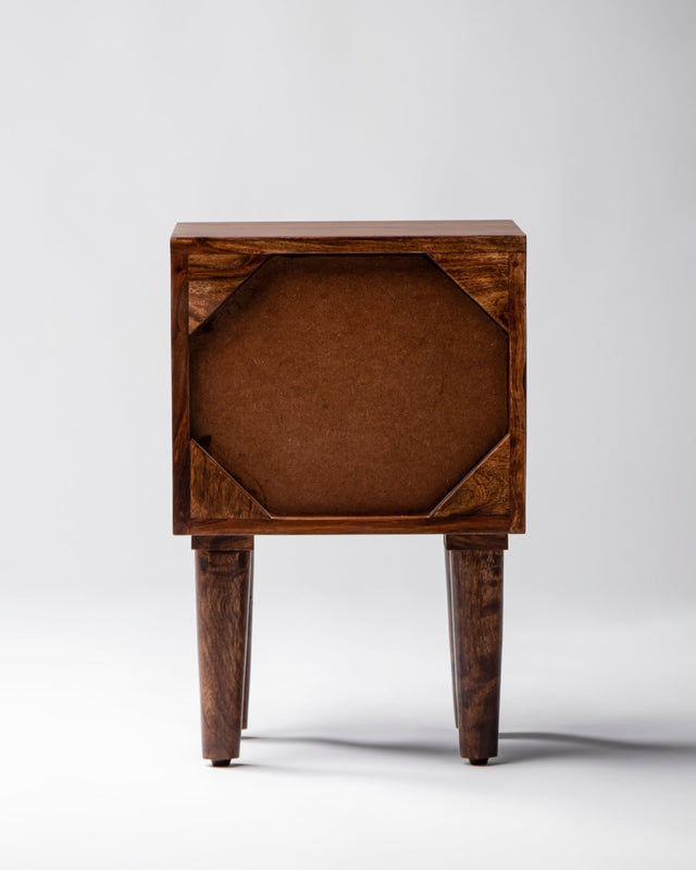 Pop Art Retro Solid Wood Bedside Table - Bedside Table - Bareeki