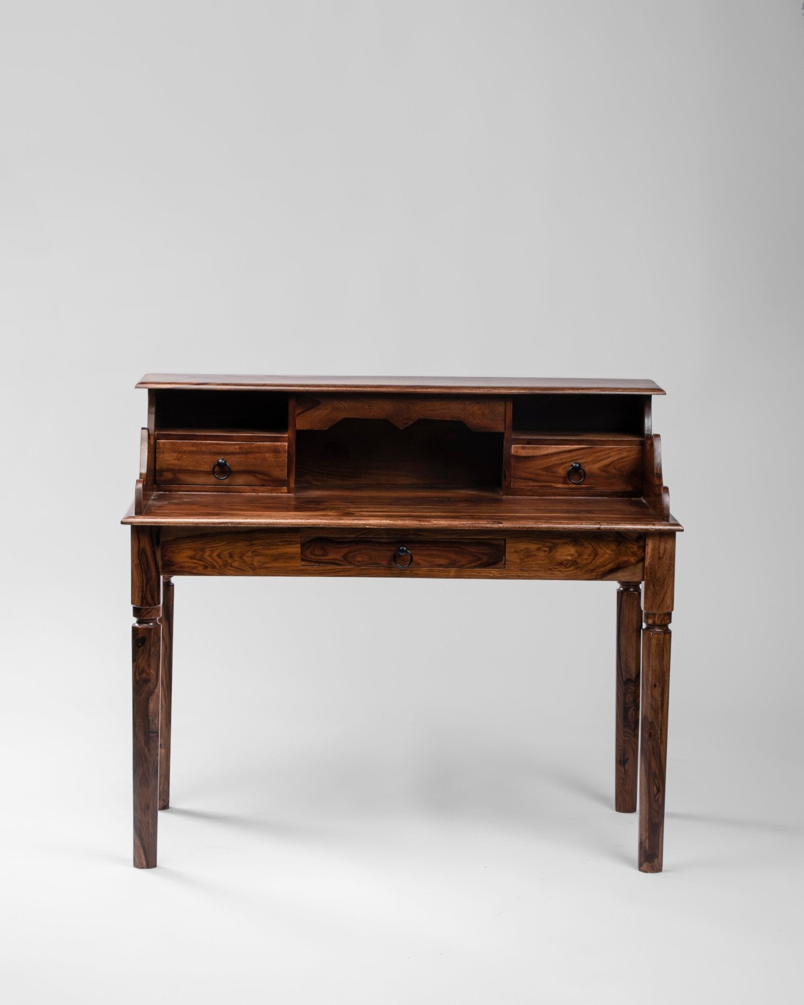 Rajputana Imperial Solid Wood Study Table - Study Table - Bareeki