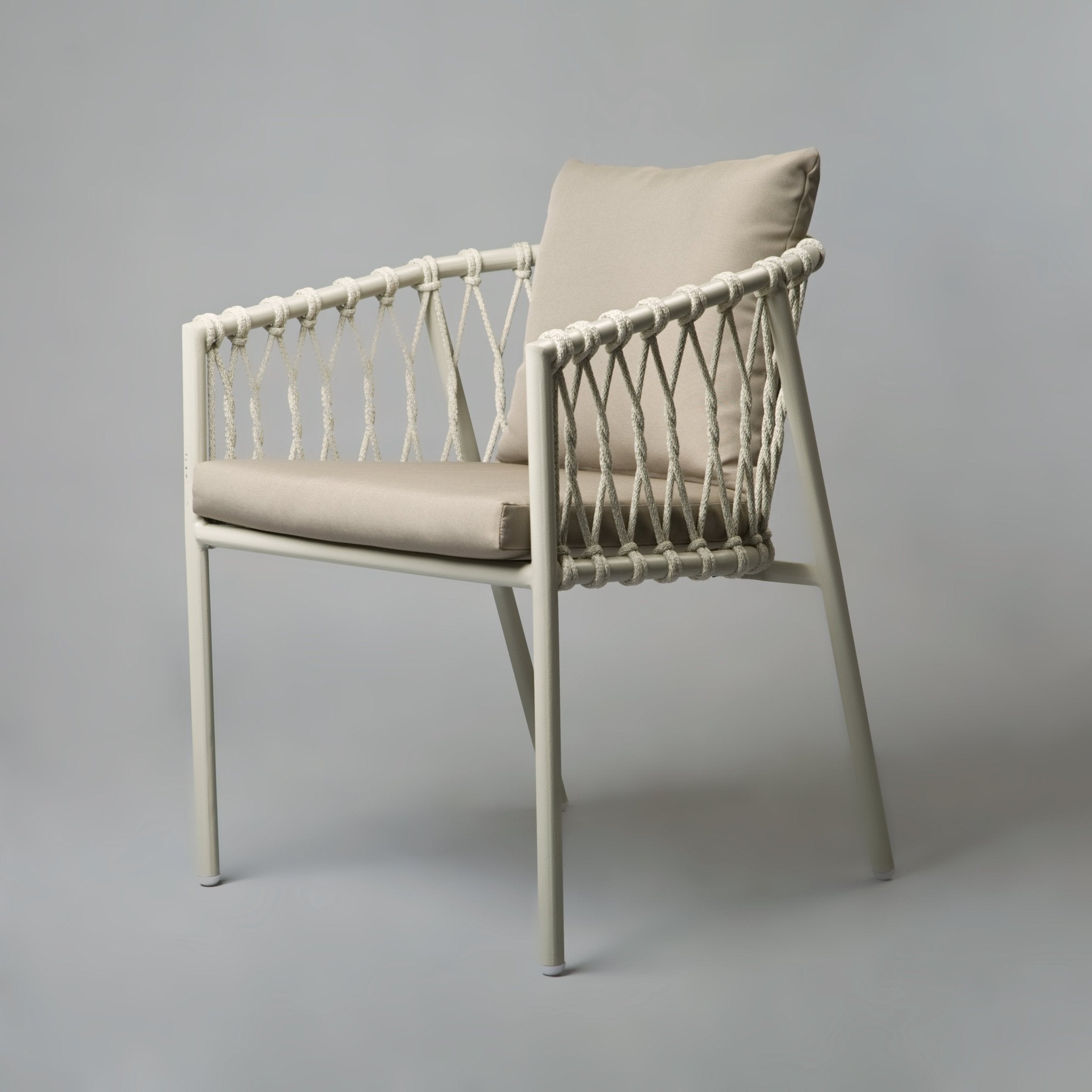 Rope Braided Patio Chair - Outdoor Chair - Bareeki