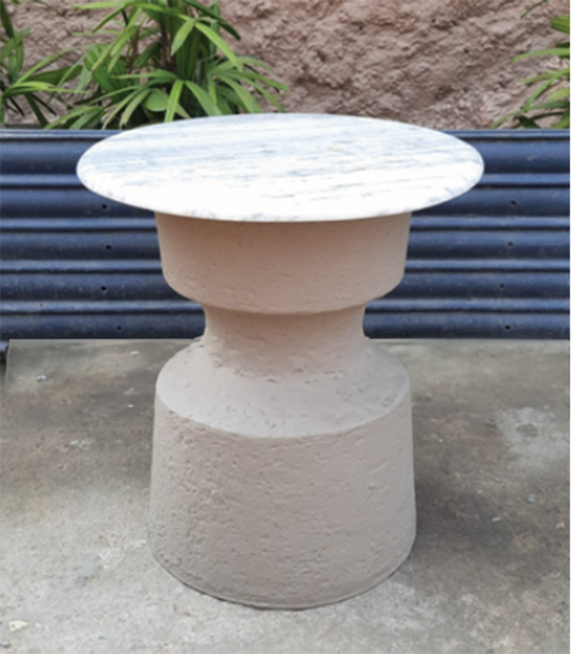 Pebblewood Contour Table