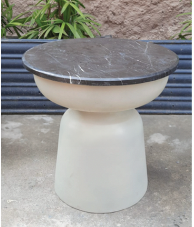Rinkaku Contour Table - White