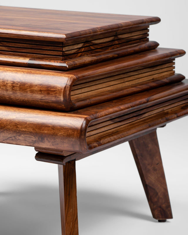 Shakespearean Book Stack Coffee Table - Coffee Table - Bareeki