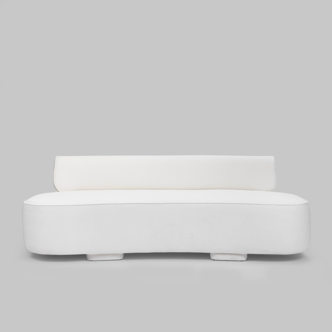 Blanc Verve Curvilinear Sofa
