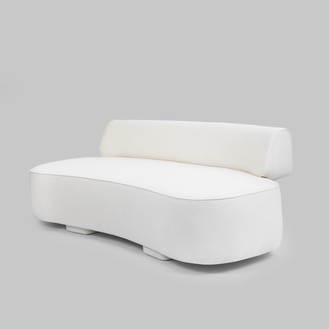 Blanc Verve Curvilinear Sofa