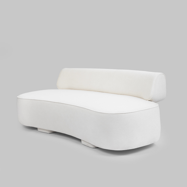 Blanc Verve Curvilinear Sofa