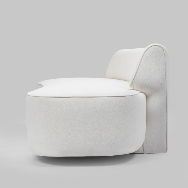 Blanc Verve Curvilinear Sofa