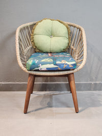 Sunburst Oval Luxe Table and Chairs