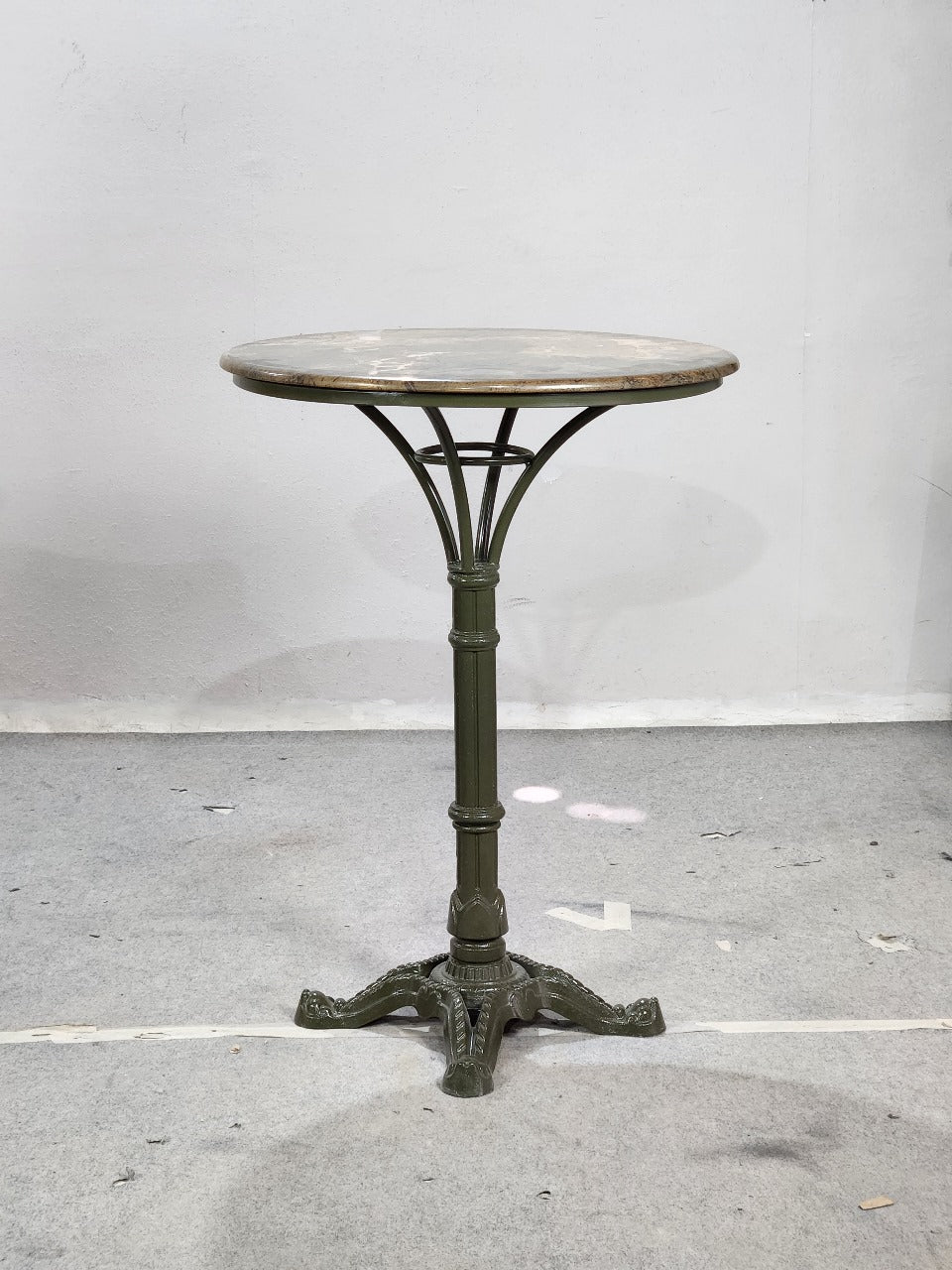 Iron Clad Marble High Table