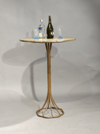 Stainless Steel Stone Fusion High Table