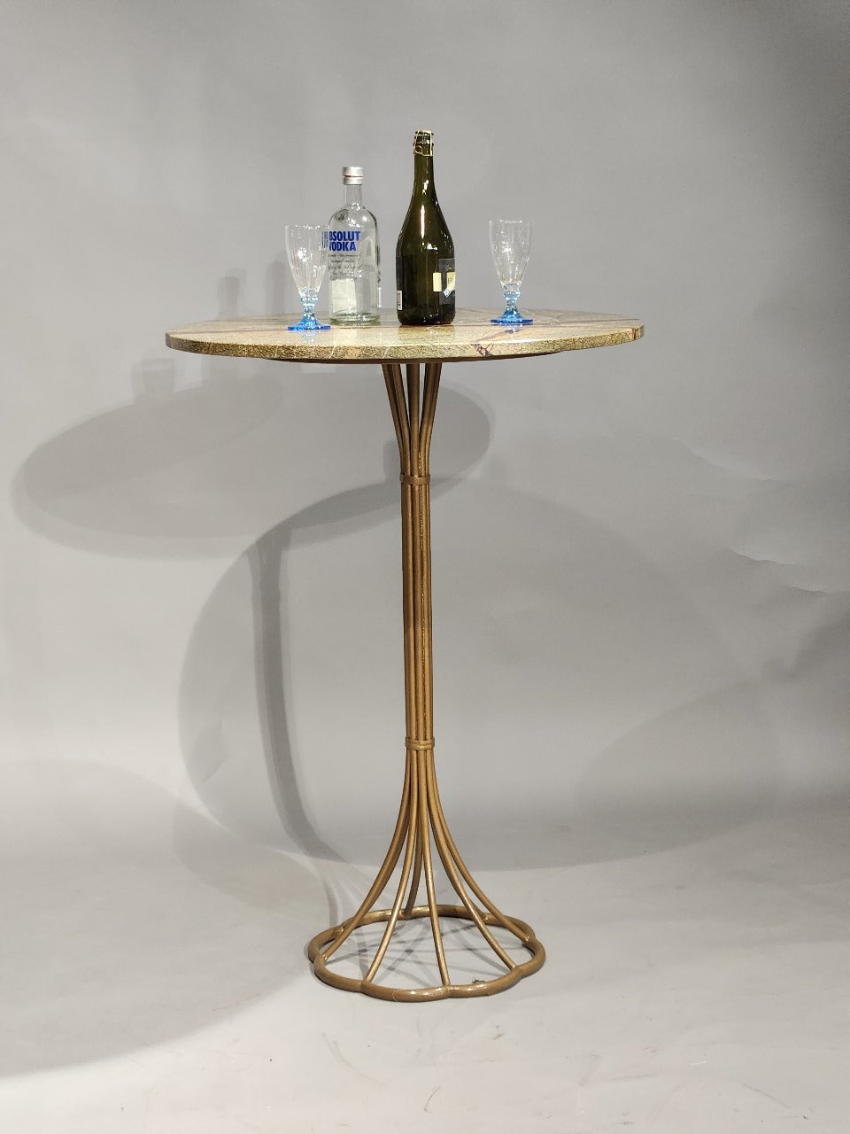 Stainless Steel Stone Fusion High Table