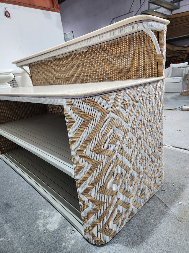 Geometric Harmony Bar Counter