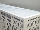 Victorian Cast Iron Terrazzo Bar Console