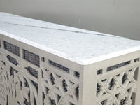 Victorian Cast Iron Terrazzo Bar Console