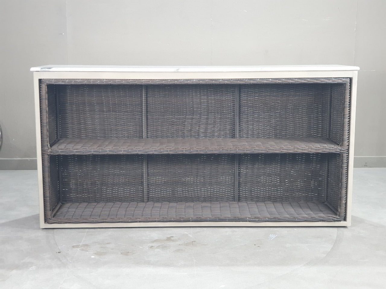 Victorian Cast Iron Terrazzo Bar Console
