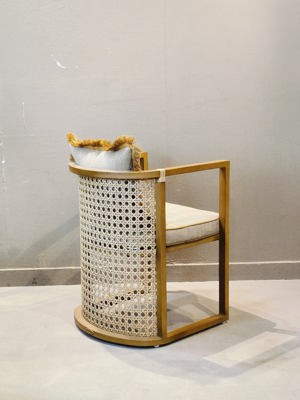 Artisanal Luxe Pedestal Chair