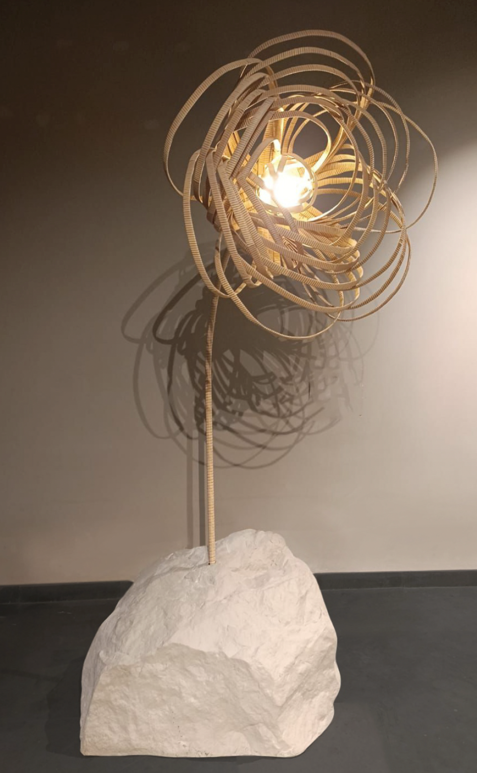 Whirlwind Stone Lamp