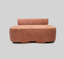 Mocha Mousse Verve Curvilinear Sofa