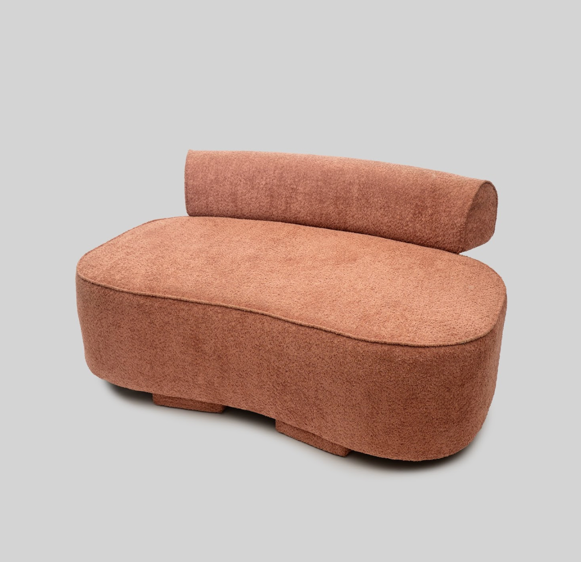 Mocha Mousse Verve Curvilinear Sofa