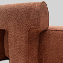 Mocha Mousse Verve Curvilinear Sofa