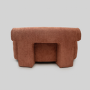 Mocha Mousse Verve Curvilinear Sofa