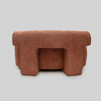 Mocha Mousse Verve Curvilinear Sofa