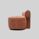Mocha Mousse Verve Curvilinear Sofa