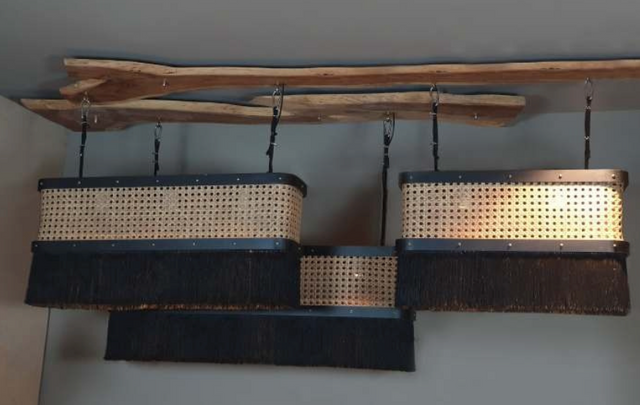 Cane Cascade Pendant