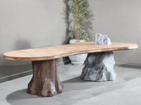 Mixed Stone-Effect Coffee Table