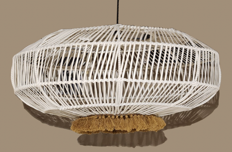 White Woven Orb