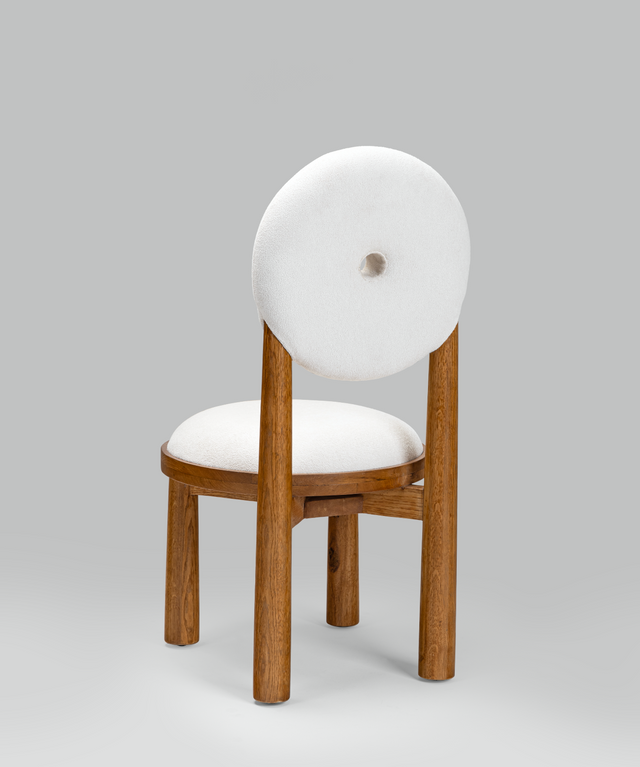 Minimalistic Halo Bouclé Chair