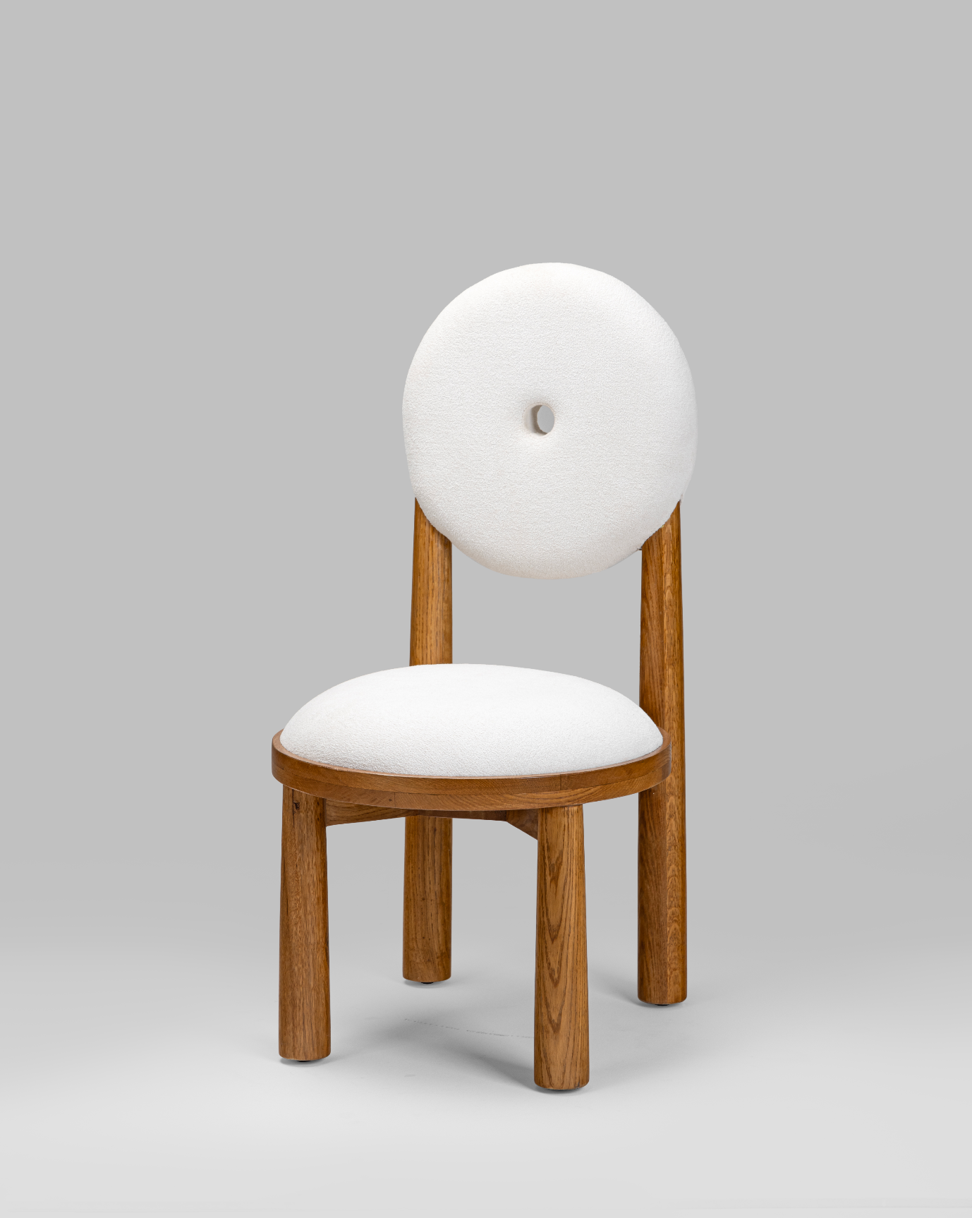 Minimalistic Halo Bouclé Chair