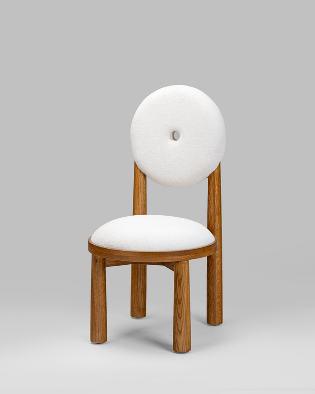 Minimalistic Halo Bouclé Chair