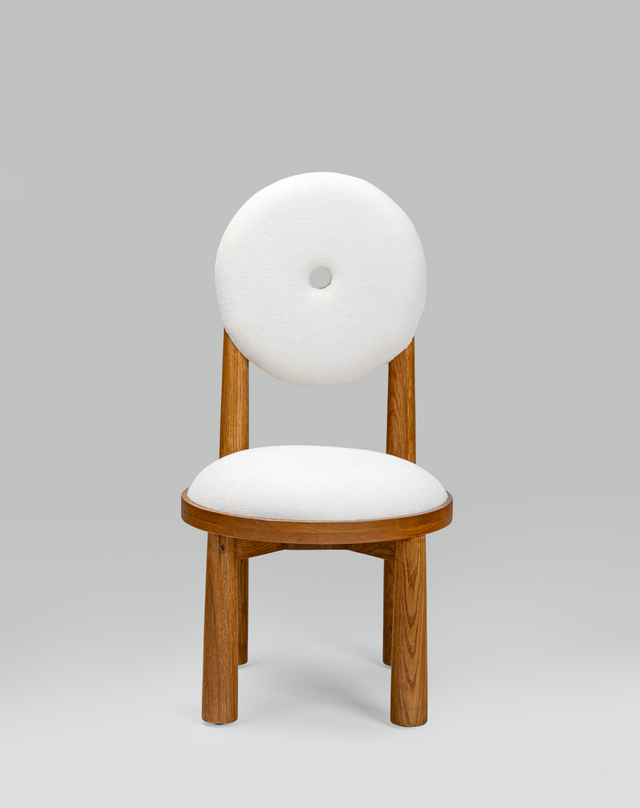 Minimalistic Halo Bouclé Chair