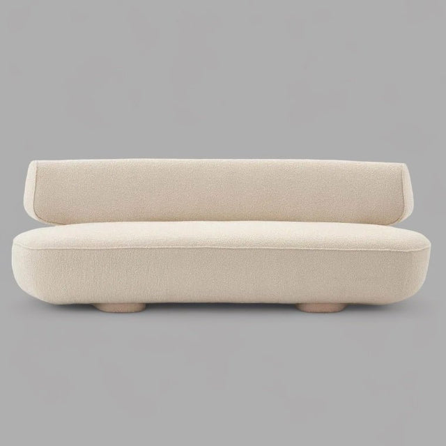 Blanc Verve Curvilinear Sofa - Bareeki