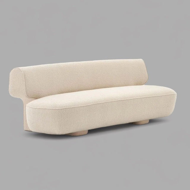 Blanc Verve Curvilinear Sofa - Bareeki