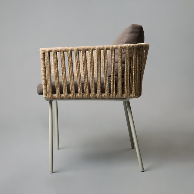 Braid Woven Deck Chair - Outdoor Chair - Bareeki