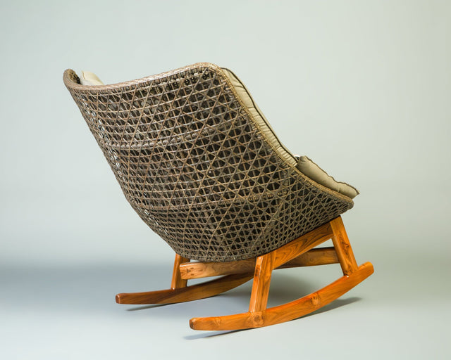 Breezy Wicker All Weather Rocker - Bareeki