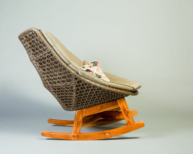 Breezy Wicker All Weather Rocker - Bareeki