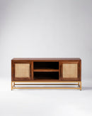 Bristol Vintage Weave Rattan TV Cabinet - TV Unit - Bareeki