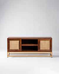 Bristol Vintage Weave Rattan TV Cabinet - TV Unit - Bareeki